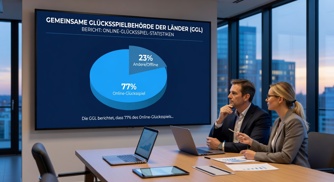 Ronald Benter, CEO der GGL, bei einer Pressekonferenz zur Glücksspielstudie